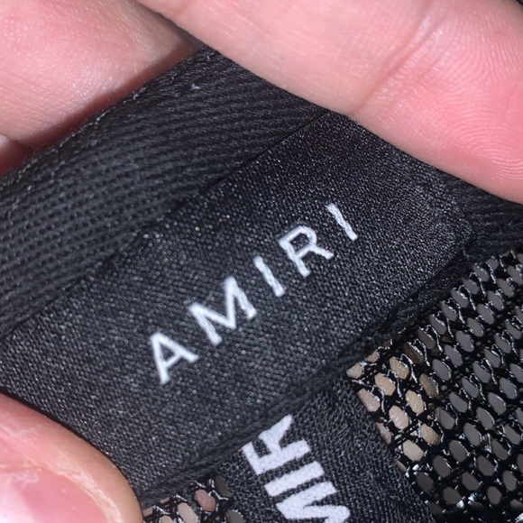 Black AMIRI Logo Cap - Picture 4 of 5